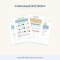Ultimate OCD Recovery Bundle Printable – OCD Therapy Workbook, Nervous System Regulation & Mental Health Journal PDF