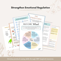 Ultimate Nervous System Regulation Bundle Printable – Somatic Therapy, Trauma Healing, Anxiety Relief, Emotional Regulation & Mental Wellness Workbooks