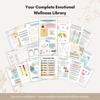 Ultimate Nervous System Regulation Bundle Printable – Somatic Therapy, Trauma Healing, Anxiety Relief, Emotional Regulation & Mental Wellness Workbooks