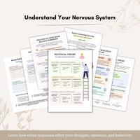 Ultimate Nervous System Regulation Bundle Printable – Somatic Therapy, Trauma Healing, Anxiety Relief, Emotional Regulation & Mental Wellness Workbooks