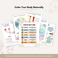 Ultimate Nervous System Regulation Bundle Printable – Somatic Therapy, Trauma Healing, Anxiety Relief, Emotional Regulation & Mental Wellness Workbooks