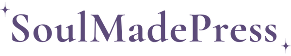 SoulMadePress logo in purple text with a decorative border